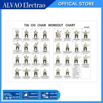 Tai Chi Chair Exercises for Seniors Guided Daily Tai Chi Plan Seniors 30-day Tai Chi Chair Workout Plan for Seniors – Seated Tai Chi Walking Exercises for Balance Flexibility Mobility for Easy