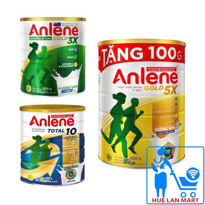 Sữa Bột Anlene Gold 3X/5X Hương Vani Hộp 800g