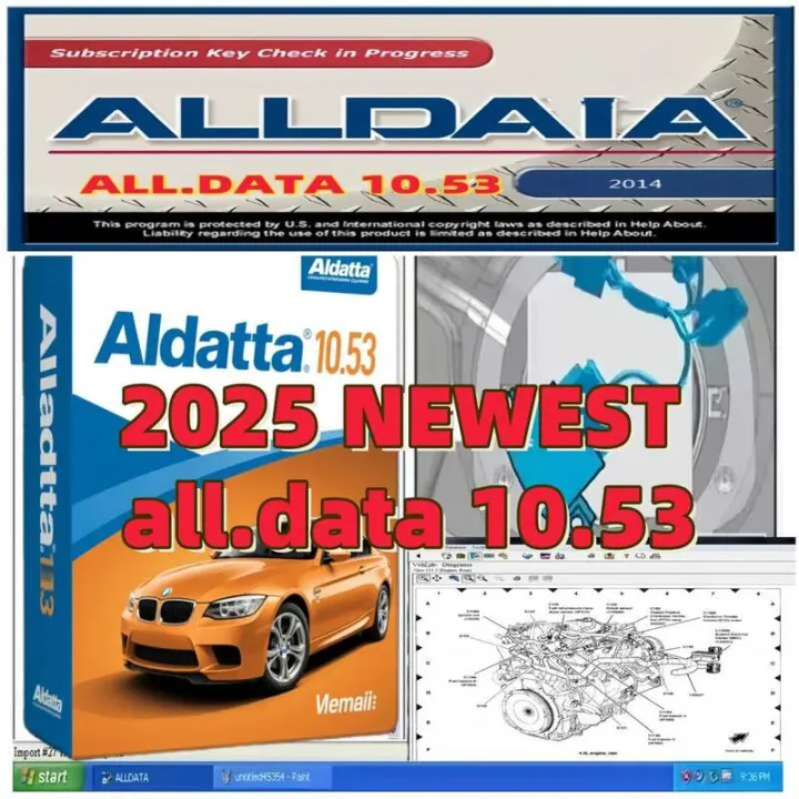 2025 NEW ALLDATA 10.53 Automotive Repair Software Car Product ...