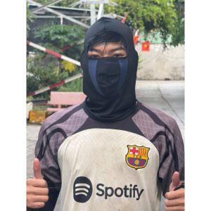( Hỏa Tốc - Sài Gòn ) Khăn Trùm Đầu Ninja Kèm Khẩu Trang Lưới – Thoáng Mát Dễ Thở Che Kín Mặt Chống Nắng Chống Bụi...