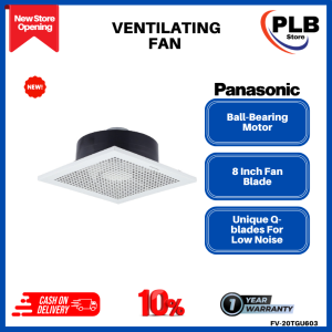 PANASONIC FV-20TGU603 8" CEILINH MOUNTED VENTILATING FAN