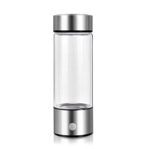 House Life Portable Hydrogen Rich Water Bottle with Cup Lid Rechargeable High Concentration Hydrogen Generator in 3 Minutes Anti Aging