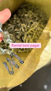 【COD】HEAVY DUTY Dog Chain Leash Stainless Steel Anti Chew Metal Training Leads For Large Dog Rantai Tali Anjing