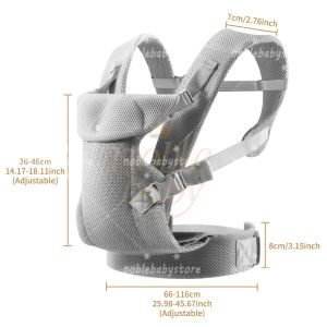 Premium 3IN1 Baby Carrier for Infants Multifunctional Backpack Breathable Ergonomic Sling Carriers 0-36M