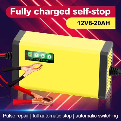 YOOGOO Charger Aki 6A 12V Mobil Carger Aki Mobil Casan Aki Alat Cas Aki Motor Carger Accu TRANSFORM RIKIN