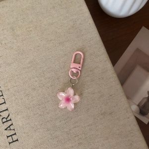 BW-C1401 Gantungan Kunci Bunga Kamboja Bali / Keychain Mini Bagcharm Hiasan Tas HP Flower Cute