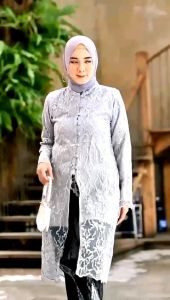 KEBAYA FATIMAH TERBARU / TUNIK TILE FATIMAH / KEBAYA TUNIK KEKINIAN/ KEBAYA JUMBO/ / TUNIK TILE TERBARU / TUNIK TILE KANCING BUSUI / KEBAYA LAMARAN KEKINIAN / KEBAYA BRIDERSMAID