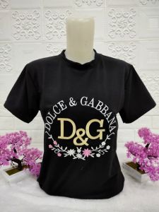 Baju Atasan Kaos Wanita Perempuan Dewasa ABG Lengan Pendek Import Tebal Babyterry Terbaru Kekinian