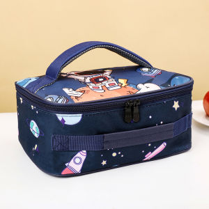 Panda Home Tas Bekal Anak Dinosaurus Thermal Bag Kotak Makan Unicorn Lunch Bag Anak Cowo Astronot