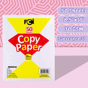 FCI Copy Paper Short Size – Substance 20 | 70 GSM | 10 / 20 / 50 Sheets Per Pack | Multipurpose Paper for School Office & Printing Use