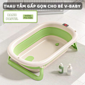 Thau Tắm Gấp Gọn Đa Năng Linh Hoạt Cho Bé V-BABY P01 New 2026