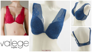 Bra Wanita Kawat Busa Tebal Full Cup VALEGE Mix Lace Premium Pakaian Dalam Underwear VL128DTU