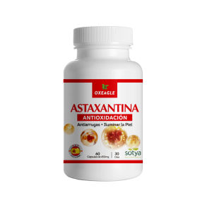 Oxeagle Daily Astaxanthin Supplement | Powerful Antioxidant for Anti-Aging Skin Elasticity Radiance | Made in Spain