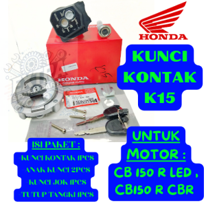 KUNCI KONTAK KODE (35010-K15-N40) ORIGINAL ASLI HONDA AHM CB 150R LED CB 150R CBR  ORIGINAL 100% .