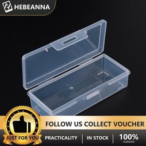hebeanna กล่องพลาสติกใสสี่เหลี่ยมขนาดเล็กแบบทำมือสำหรับเครื่องประดับงานปักด้วยเม็ดลูกปัดงานฝีมืออุปกรณ์จัดเก็บที่บ้าน