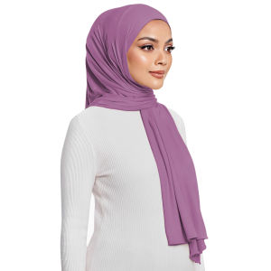 Premium Cotton Jersey Shawl ( Alya Apparels Soft Tudung Pinless Ironless Cooling Hijab Pashmina )