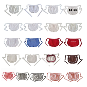 Xù eo Tạp dề cho phụ nữ Tạp dề hầu gái eo Nhà Bếp Có thể điều chỉnh tạp dề nấu ăn cho nấu nướng bánh làm vườn cafe bánh