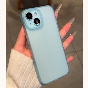 Soft Matte Jelly Transparent Phone Case For iPhone 11 12 13 14 15 16 Pro Max Plus X Xs Max XR Shockproof Silicone Bumper Cover
