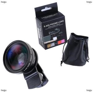 [COD] hegu 2in1 Fisheye Ống Kính Điện thoại 0.45X góc rộng Zoom Fish Eye Macro ống kính máy ảnh bộ dụng cụ với clip ống kính trên điện thoại cho điện thoại thông minh