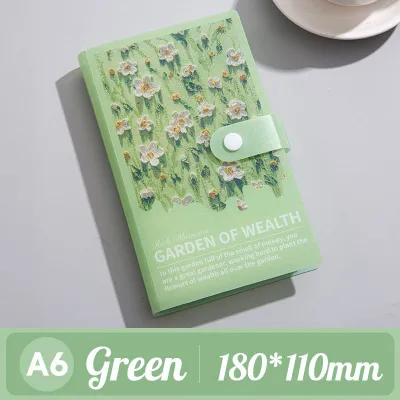 【BIRR】สมุดออมเงิน ลายดอกไม้ 50 หน้า กระปุกออมสิน 100 โน๊ต ที่เก็บเงินสดและบิล แฟ้มใส่เงิน สมุดสะสมธนบัตร Savings Book