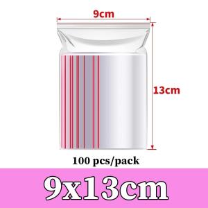 Self Sealing Bags Clear Heavy Duty Fresh Keeping Storage Bags for Food and Kitchen Use Reusable