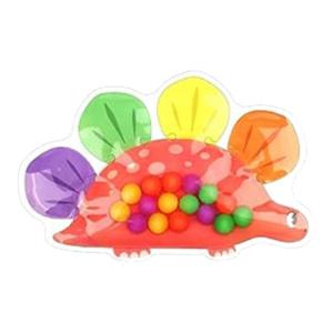 Preschool Color Recognition Educational Squeeze Toy Emotional Management Dinosaur Sensory Matching Game For Toddler
