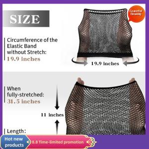 Graceful 1 pcs Tóc Giả mũ đen tóc Net căng lưới hai đầu phổ mũ làm tóc giả Kích thước miễn phí