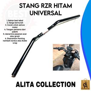 STANG RZR UNIVERSAL WARNA HITAM CHROME HARGA MURAH BARANG BERKUALITAS PROMO PRODUK TERLARIS