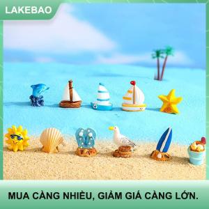 【LAKEBAO】 Đồ trang trí hình cá heo Biển Lặn ván lướt sóng hoạt hình đồ trang trí cảnh quan bể cá sao biển bằng nhựa Phụ kiện trang trí hồ cá
