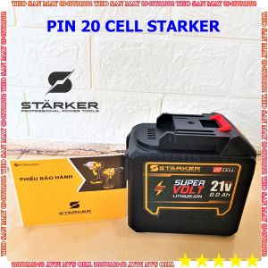 Pin 20 cell STARKER công nghệ Đức mạch 6 mosfed chân pin phổ thông 4cm Thợ Săn Máy Ngon
