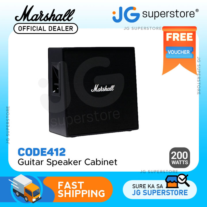 Marshall Code412 Angled Guitar Speaker Cabinet with 200Watts 4x 12