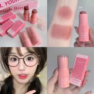Natural Cheek Blush Stick Moisturizing Blusher Blush Waterproof Sticks Peach Nourish Contour Eyeshadow Rouge BlushMakeup