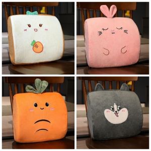 Cartoon Memory Foam Lumbar Pillow Waist Office Chair Cushion Car Seat Pain Relief Sitting Sofa Cushionaist Cushion Cute Cartoon Waist Pillow Ergonomic Design Comfortable Cushion