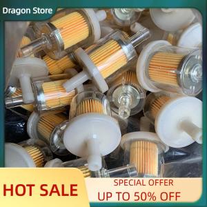 Dragon 1PC Scooter Motorcycle Moped Scooter Dirt DIY Accessories Universal 8mm Hose Motorcycle Petrol Gas Fuel Gasoline Oil Filter
