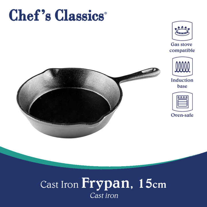 Chef's Classics Cast Iron Frypan, 15cm | Lazada Philippines