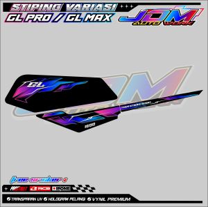 STRIPING VARIASI HONDA GL PRO - GL MAX / STICKER LIST VARIASI MOTOR GL PRO - GL MAX
