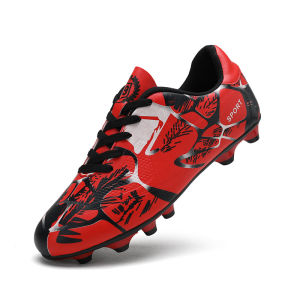 Felix 🚚จัดส่งฟรี COD🔥 เด็กรองเท้าฟุตบอล (ขนาด Ag 31-43) กลางแจ้งผู้ชายรองเท้าฟุตบอลรองเท้าฟุตบอลรองเท้าบอลแหลมยาวรองเท้าลูกรองเท้าฟุตซอลรองเท้ารองเท้าสตั๊ด สตั๊ดหนัง สตั๊ดฟุตบอล รองเท้าฟุตซอล รองเท้าเล่นฟุตบอล ปุ่มยางกันลื่น สำหรับผู้ชาย