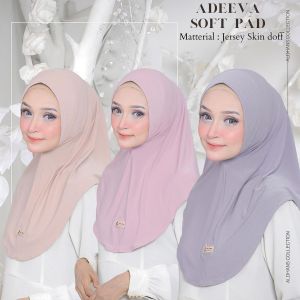 Hijab Bergo Sporty Adeeva aldans Pet Antem Polos Premium/Bergo Hamida jersy Super Premium size M