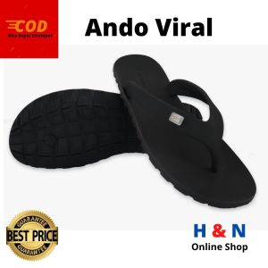 H&N Online Shop - Sandal Jepit ANDO VIRAL - Warna Gelap - size 38 - 42