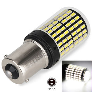 1 Bóng Đèn Xe Hơi 21W 3014 144smd LED CANBUS Lỗi Miễn Phí BA15S 1156 Ba15d 1157 Đèn Báo Rẽ