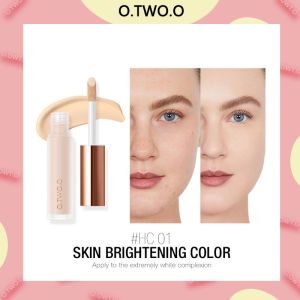 O.TWO.O Liquid Concealer Primer High Coverage Natural Long Lasting 4 Colors