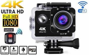 Action Camera 4K/60FPS Dual Screen170° Ultra-wide angle WlFl WaterpfoofOutdoor Cycling Go Pro Sport CameraVlog Recording Camera 户外运动相机