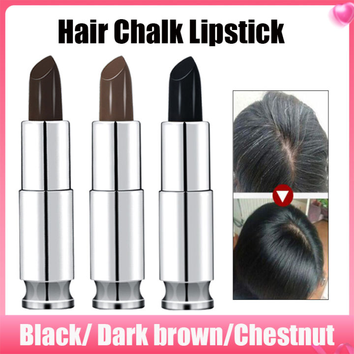Nontoxic Hair Chalk Lipstick Color Pen Temporary Hair Dyeing Cover