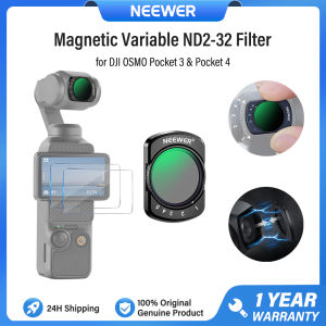 NEEWER Magnetic Variable ND2-32 Filter VND Filters for DJI Osmo Pocket 3 & Pocket 4