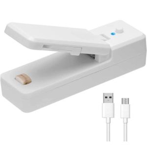 Rechargeable USB Charging Mini Sealing Machine Household Snack Plastic Packaging Bag Small Heat Seal