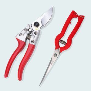 Bộ 2 kéo cắt tỉa cành cây hoa lá SK5 và cắt tỉa rau củ quả SAGAWATA đa năng tiện dụng