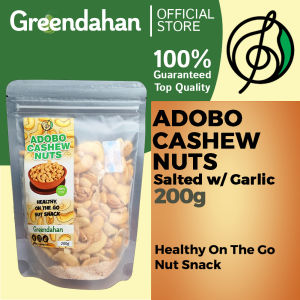 Greendahan Adobo Cashew Nuts 200g 1 pack - Salted Garlic No MSG No Vegetable Oil