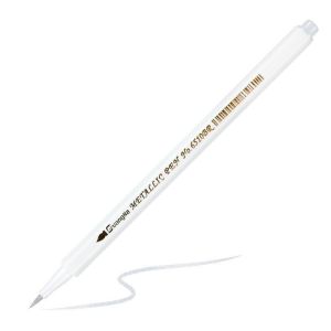 Gratis Ongkir - Pena Kuas Metalik Kaligrafi / Dekor Brush Lettering Pen