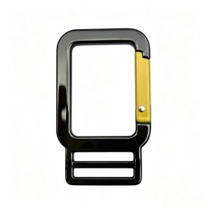 PLLEWY Universal Mountaineering Buckle Zinc Alloy 39.865.5mm Stroller Hooks Carabiner Clips High Quality 3 Colors Ideal Stroller Accessories for Travelers