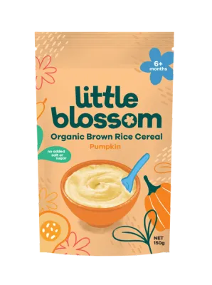 Little Blossom Organic Brown Rice Cereal - Pumpkin